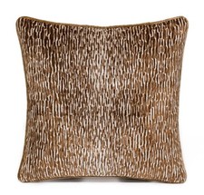 Cushion Cover from Niello Fabric by Harlequin 18"x18"piped  Bronze Gold