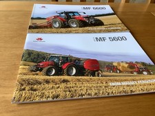 Massey Ferguson Tractor brochures 6600 & 5600 ranges x2