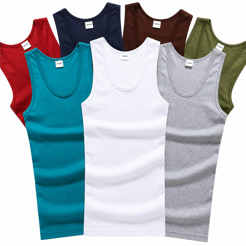 Mens vest tops 100 cotton - vest,