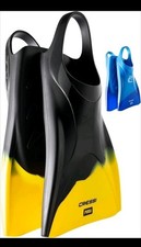 CRESSI Pura Fins - Pocket Silicone Unisex Swimming and Snorkelling Fins - XS
