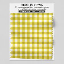 66 Gingham Checked Mustard