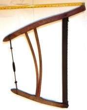 Antique Vintage American Buck Bow Saw, Unique Sturdy Working Design