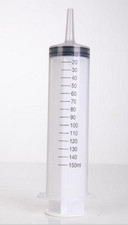 10x 150ML Plastic Syringe Cather Tip Hydroponics Nutrient Measuring Past Date