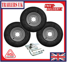 3X 500x10 Inch 115mm pcd Erde 142 or 143, Daxara 147 or 148 Wheel with Carrier