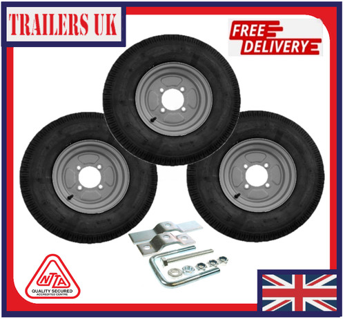 500 trailer wheels - 3x, 10"
