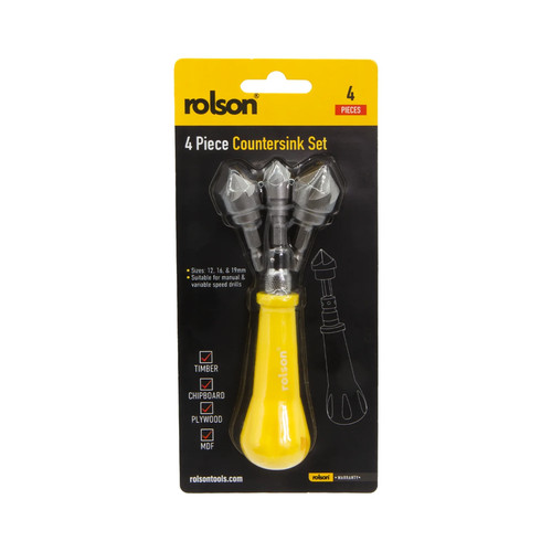 Rolson piece countersink set - piece,