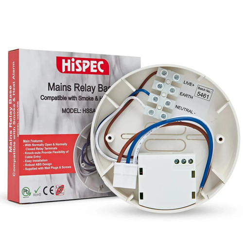 Hispec mains relay base - mains,