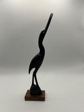 Wooden Hand carved Crane