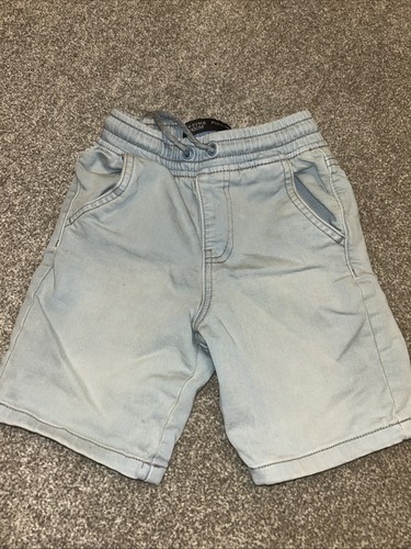 Boys denim look shorts - denim,