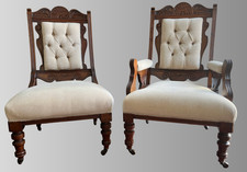Victorian Mahogany Carved
