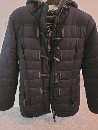 Superdry coat black small - coat,