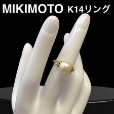 MIKIMOTO K14 Gold Pearl Ring