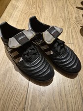 Adidas Mundial Team Astro Turf Trainers Mens 9 UK Black Leather 