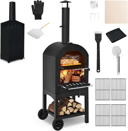 Outdoor pizza oven wood fired - wood,