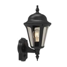 4Lite 4L2/3413 Coach Lantern with PIR Movement Sensor E27 - 42W (Black)