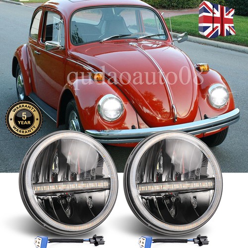 Pair led headlight halo - led,