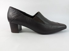 Rohde Brown Leather Mid Heel