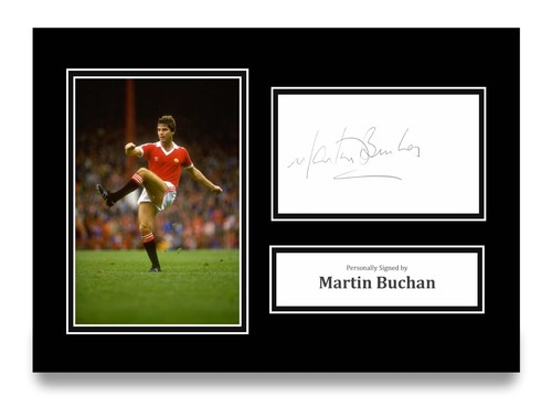 Martin buchan signed - buchan, a4