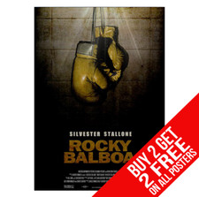 ROCKY BALBOA POSTER A4 A3 SIZE