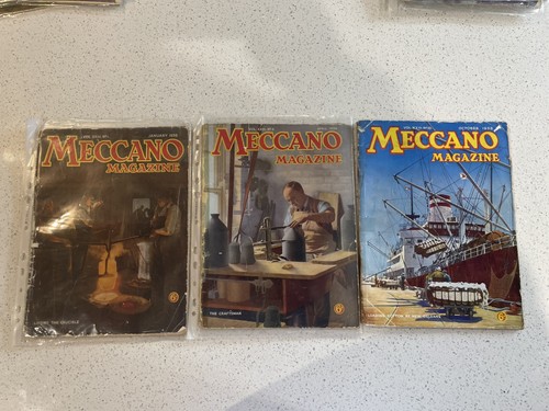 Vintage meccano magazines - vintage,