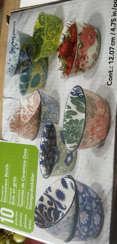 Provence stoneware bowl set - stoneware,