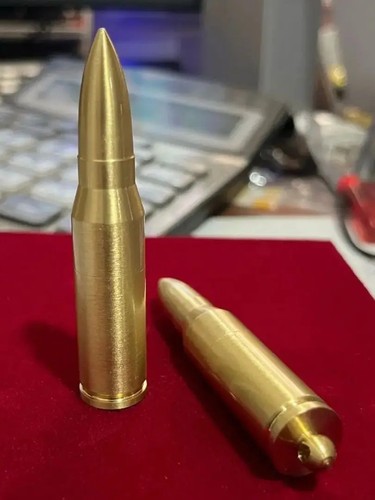 Vintage brass bullet mini - vintage,