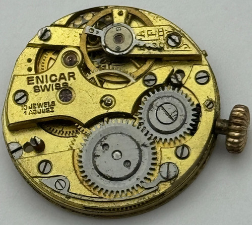 Enicar trench watch - trench, movement