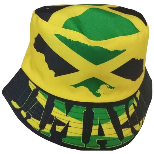 Jamaica map flag design bucket - flag,