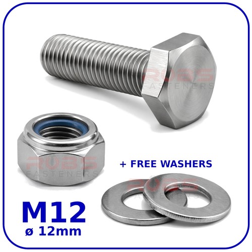 M12 hex set screws nyloc - m12,