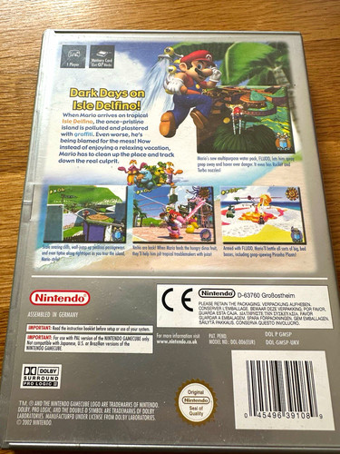 Nintendo super mario sunshine - nintendo,