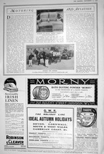 Old 1922 Interior Napier Cabriolet Motor Car Edinburgh Fire-Brigade L 20th