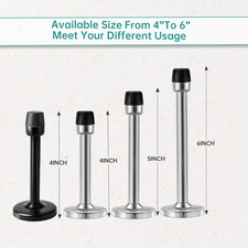 Door Stop, 6 Inch Extra Long
