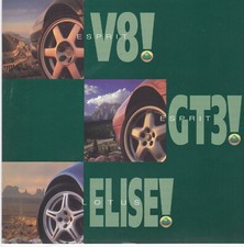 LOTUS Esprit V8 / GT3 / Elise Information / Technical Specification Publication