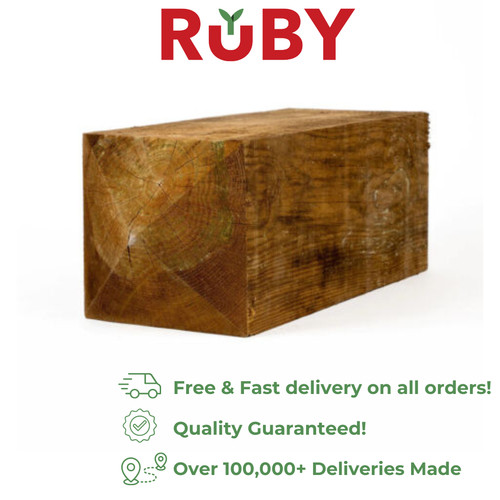 Wooden gate posts pressure - wooden,