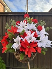 Christmas Hanging Basket