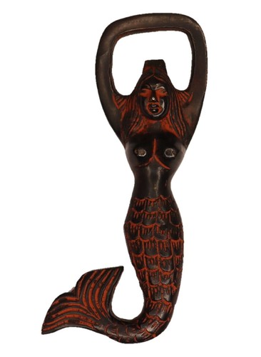 Red mermaid lady - red, shape