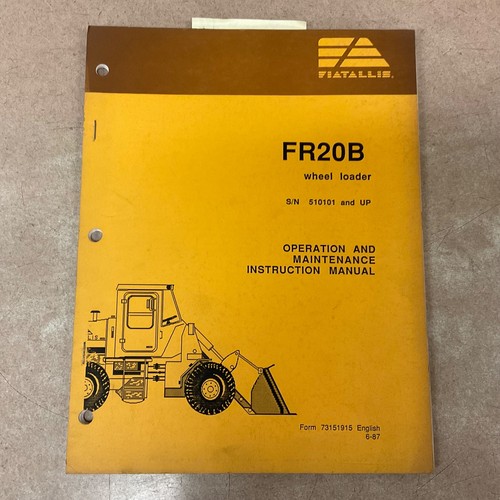 Fiat allis fr20b - fr20b, loader