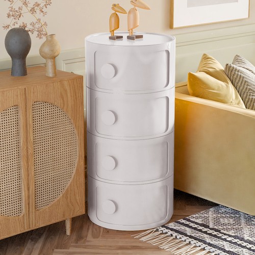 Modern round plastic storage - modern,
