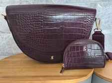 JOULES MOCK CROC BAG AND COIN