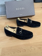 Gucci   Mens Black Suede