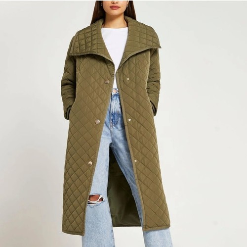 River island coat khaki - river,