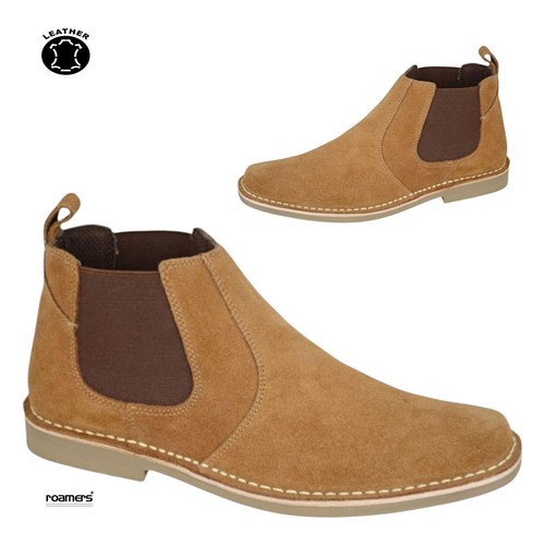 Mens leather suede - leather,
