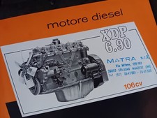 Peugeot Engine Indenor XDP.90 3.2 6 Cylinders Original Brochure