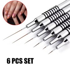 6 PCS Nail Art Liner Brushes
