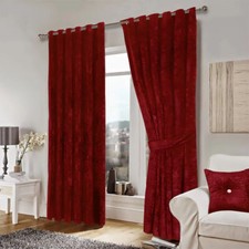 Crushed Velvet Curtains New