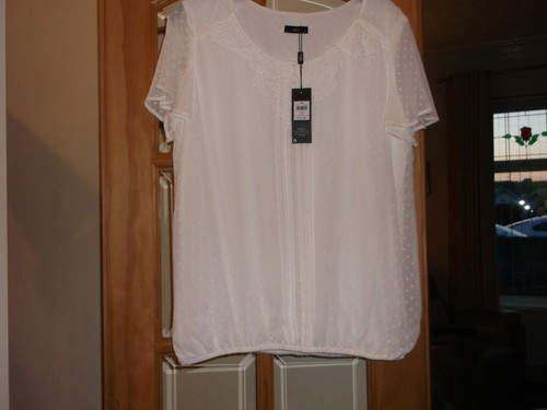 Ladies white top - ladies, new
