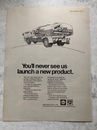 1971 aircraft advert shell - 1971,