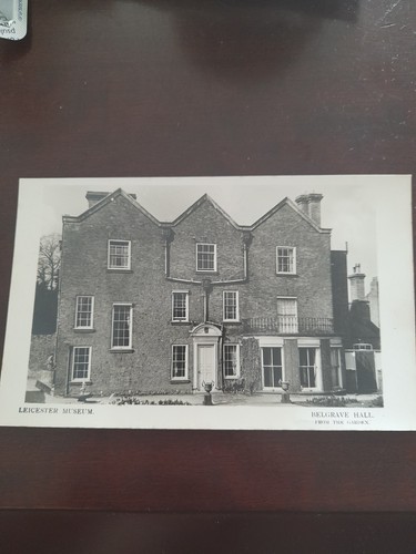 Old postcard leicester - postcard, museum