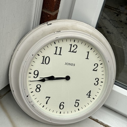 Jones plastic wall clock 40cm - plastic,