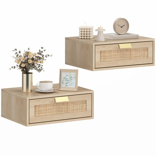 Homcom floating bedside tables - homcom,